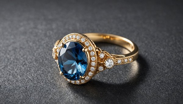 Découvrez la collection de bagues élégantes en pierre bleue